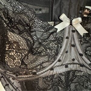 Adore Me Bodysuit with Stockings 40DD